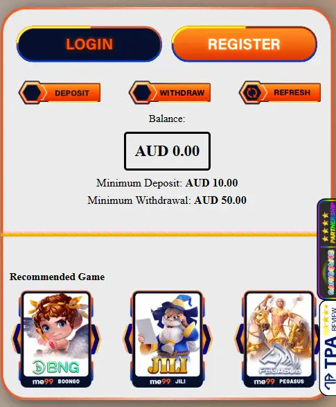 me99aucasino login