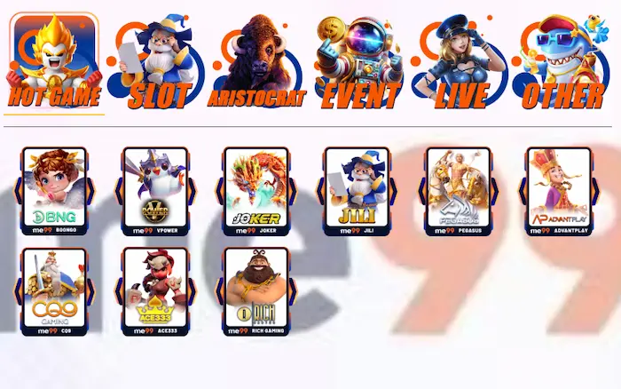 Me99 Au Casino pokies games